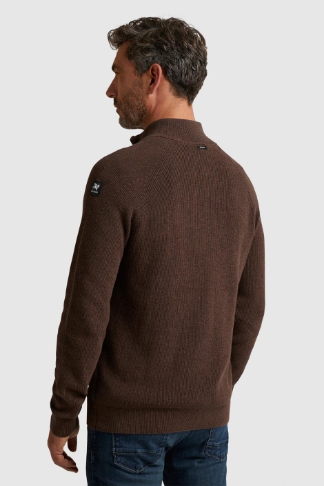 Vanguard half zip collar cotton mouline